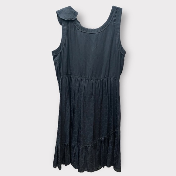 GUC Vintage Marc by Marc Jacobs Black Ruffle Zipper Dress. Size 4 - Picture 3 of 8